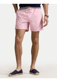 Polo Ralph Lauren Szorty kąpielowe 710957782004 Różowy Classic Fit. Kolor: różowy. Materiał: syntetyk