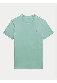 Polo Ralph Lauren T-Shirt 710671438415 Zielony Slim Fit. Typ kołnierza: polo. Kolor: zielony. Materiał: bawełna