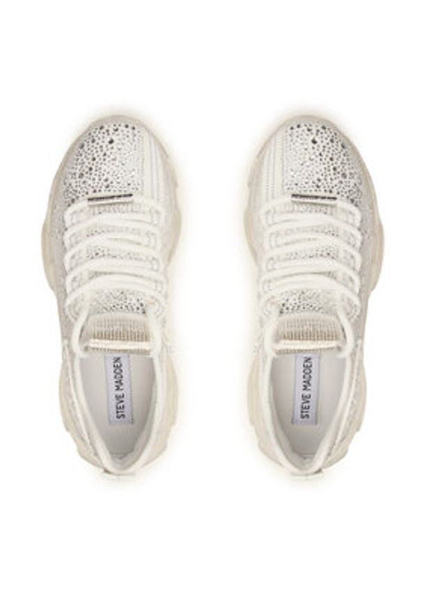 Steve Madden Sneakersy Maxima-R SM11001807-077 Biały. Kolor: biały. Materiał: syntetyk