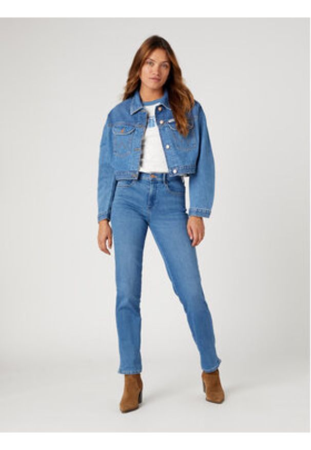 Wrangler Jeansy Straight 658 W26RCY37N 112332359 Niebieski Regular Fit. Kolor: niebieski