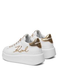 Karl Lagerfeld - KARL LAGERFELD Sneakersy KL63510A Biały. Kolor: biały. Materiał: skóra #6
