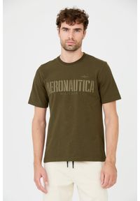 Aeronautica Militare - AERONAUTICA MILITARE Zielony t-shirt. Kolor: zielony #1