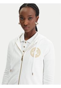 Versace Jeans Couture Bluza 80HAIT02 CF01T Biały Regular Fit. Typ kołnierza: kołnierzyk włoski. Kolor: biały. Materiał: bawełna #5