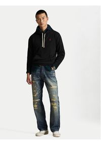 Polo Ralph Lauren Bluza 710766778008 Czarny Regular Fit. Typ kołnierza: polo. Kolor: czarny. Materiał: syntetyk, bawełna #6