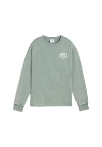 Bluza sportowa damska Puma Class Comfort Washed Tr. Kolor: zielony