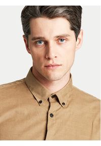 Lindbergh Koszula 30-203248A Beżowy Relaxed Fit. Kolor: beżowy. Materiał: bawełna #5