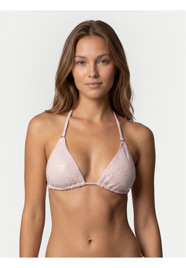 Guess Góra od bikini E6GJ07 KBMV0 Różowy jasny. Kolor: różowy. Materiał: syntetyk