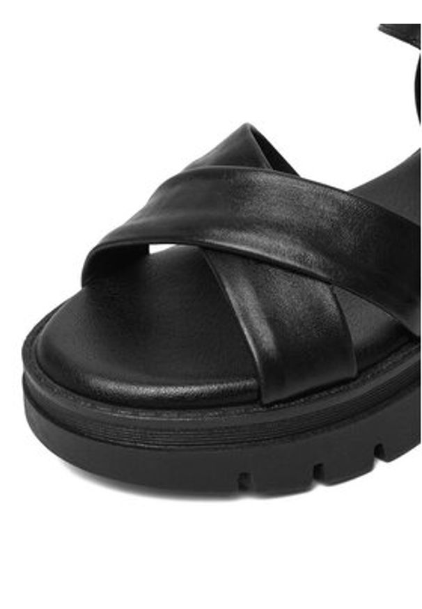 Lasocki Sandały CEO-WB-LINA-23 Czarny. Kolor: czarny. Materiał: skóra