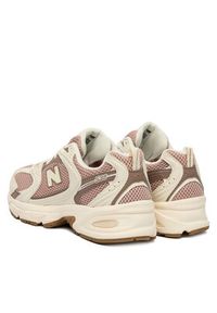 New Balance Sneakersy U530SUA Beżowy. Kolor: beżowy. Materiał: skóra, zamsz #3