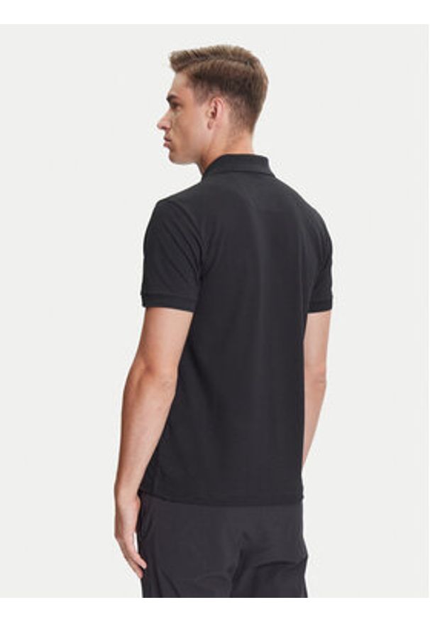 BOSS Polo Paul 50506193 Czarny Slim Fit. Typ kołnierza: polo. Kolor: czarny. Materiał: bawełna