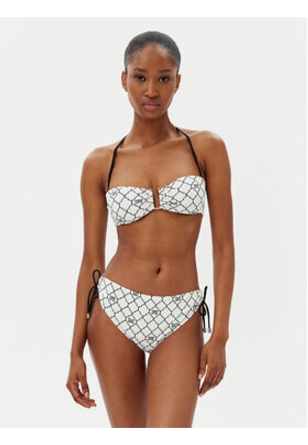 Max Mara Beachwear Dół od bikini Sibilla 2516821179 Biały. Kolor: biały. Materiał: syntetyk