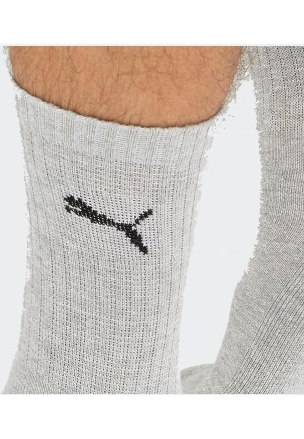 Skarpety Puma Sport długie 3 pary. Kolor: czarny