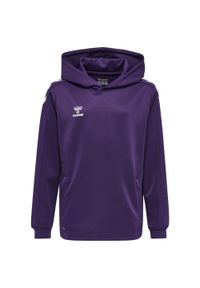 Bluza dziecięca z kapturem Hummel hmlCORE XK. Typ kołnierza: kaptur. Kolor: niebieski, wielokolorowy, biały. Materiał: polar. Sport: joga i pilates #1
