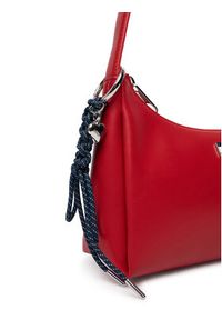 Tommy Jeans Torebka Tjw City Charm Shoulder Bag AW0AW18458 Czerwony. Kolor: czerwony. Materiał: skórzane #5