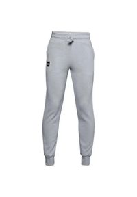 Spodnie dresowe chłopięce Under Armour RIVAL FLEECE JOGGERS. Kolor: szary. Materiał: dresówka