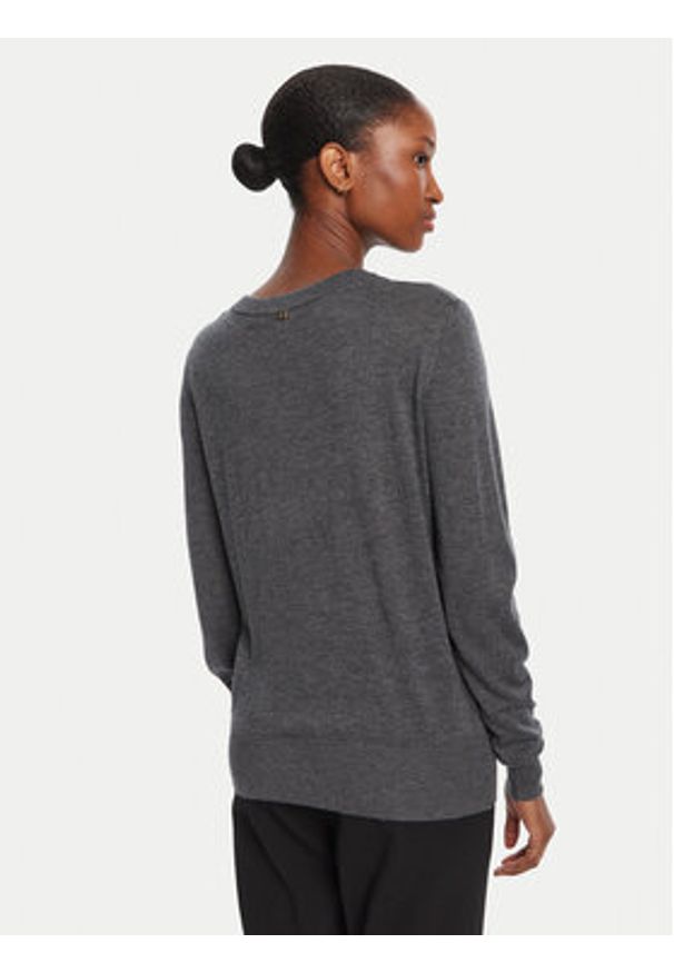 Lola Casademunt by Maite Sweter MF2511012 Szary Regular Fit. Kolor: szary. Materiał: syntetyk