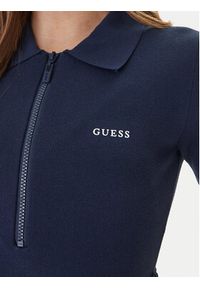 Guess Sukienka dzianinowa V6RK08 Z4642 Granatowy Slim Fit. Kolor: niebieski. Materiał: syntetyk #2