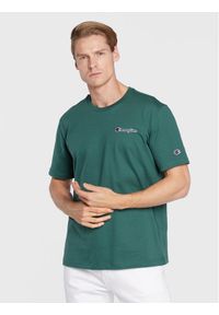 Champion T-Shirt 218006 Zielony Regular Fit. Kolor: zielony. Materiał: bawełna #1