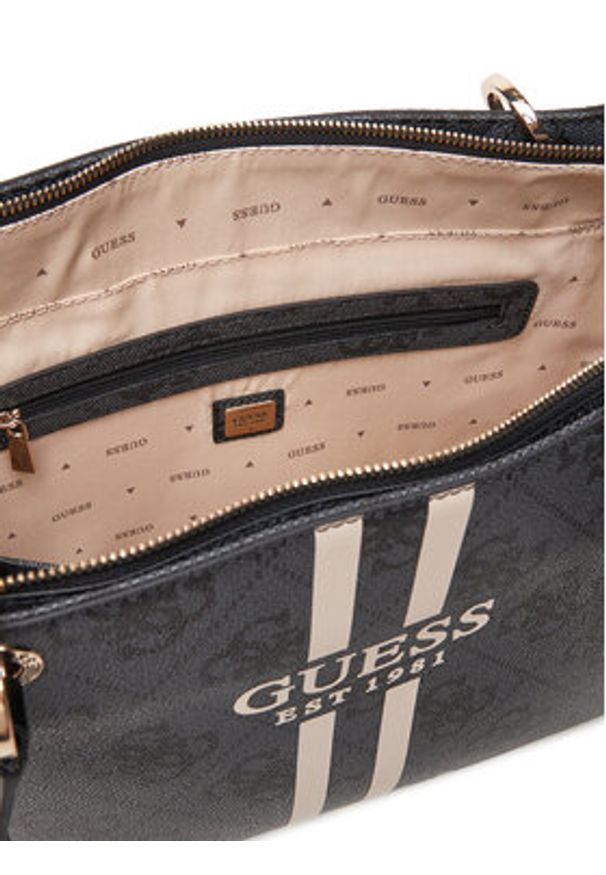 Guess Torebka HWOS96 72250 Czarny. Kolor: czarny. Materiał: skórzane