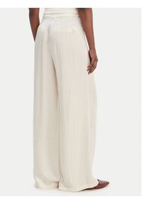 Marella Spodnie palazzo Formato 2613131035 Écru Wide Leg. Materiał: acetat #2