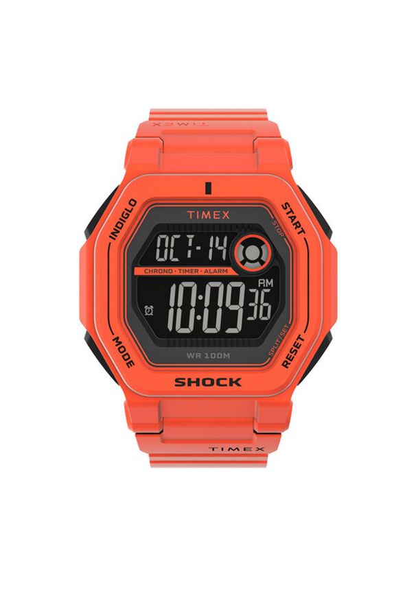 Timex Zegarek TW2V60000 Pomarańczowy. Kolor: pomarańczowy