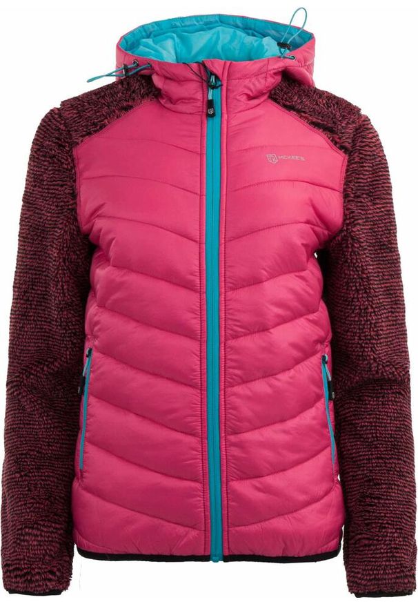Munkees - Kurtka McKees Cargana Thermo Fuchsia M dla Kobiet - Elegancka i Ciepła. Kolor: różowy. Materiał: polar. Sezon: wiosna, jesień. Sport: turystyka piesza