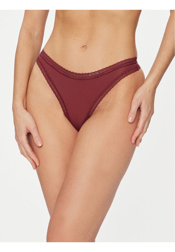 Calvin Klein Underwear Komplet 3 par stringów 000QD5151E Kolorowy. Materiał: syntetyk. Wzór: kolorowy