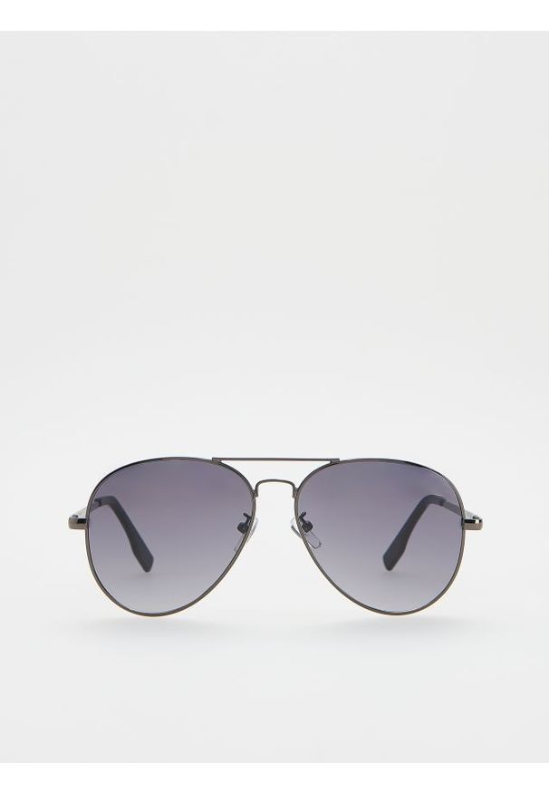 Reserved - Okulary przeciwsłoneczne aviator - czarny. Kolor: czarny