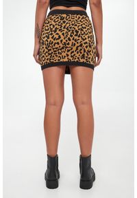 Spódnica mini w panterkę DKNY. Wzór: motyw zwierzęcy #2