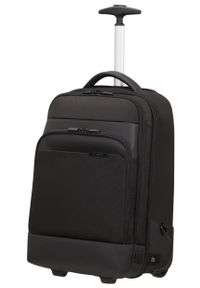 Samsonite Mysight 17.3'' czarny. Kolor: czarny. Materiał: materiał. Wzór: kolorowy. Styl: biznesowy, elegancki