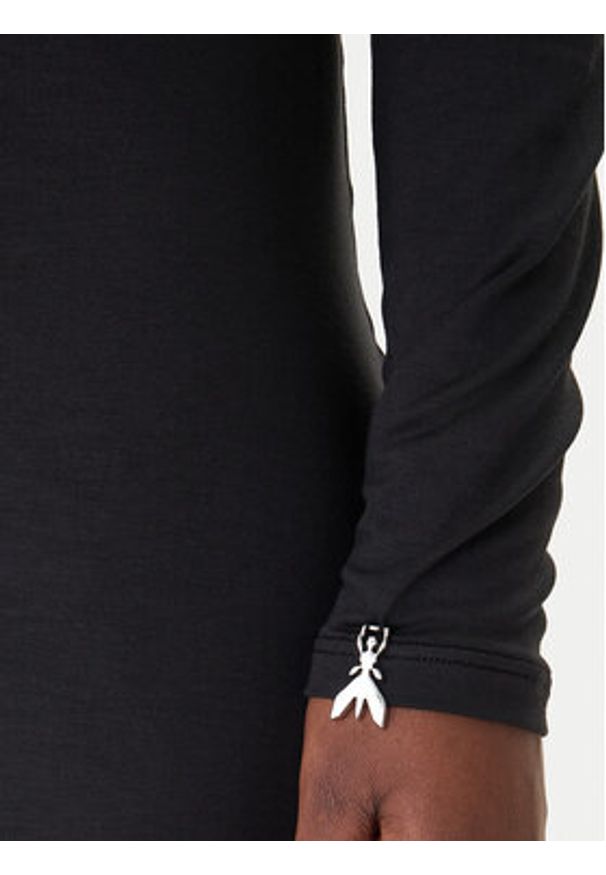 Patrizia Pepe Sukienka koktajlowa 8A1606/J37-K103 Czarny Regular Fit. Kolor: czarny. Materiał: syntetyk. Styl: wizytowy