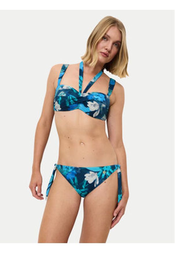Triumph Góra od bikini Summer Fleur 10222298 Niebieski. Kolor: niebieski. Materiał: syntetyk