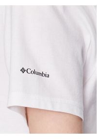 columbia - Columbia T-Shirt North Casades 1930051 Biały Cropped Fit. Kolor: biały. Materiał: bawełna