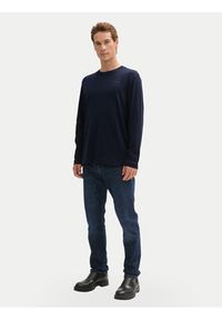 Tom Tailor Longsleeve 1043992 Granatowy Regular Fit. Kolor: niebieski. Materiał: bawełna. Długość rękawa: długi rękaw #3