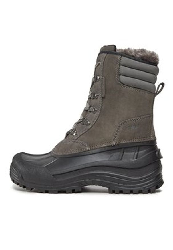 CMP Śniegowce Kinos Snow Boots Wp 3Q48867 Czarny. Kolor: czarny. Materiał: skóra