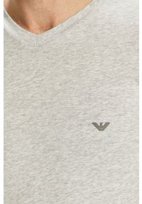 Emporio Armani Underwear - Emporio Armani - T-shirt 110810.CC729. Kolor: szary. Materiał: dzianina #5