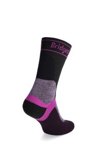 BRIDGEDALE - Skarpety rowerowe damskie Bridgedale MTB Winter Weight T2 Merino Sport Boot. Kolor: czarny