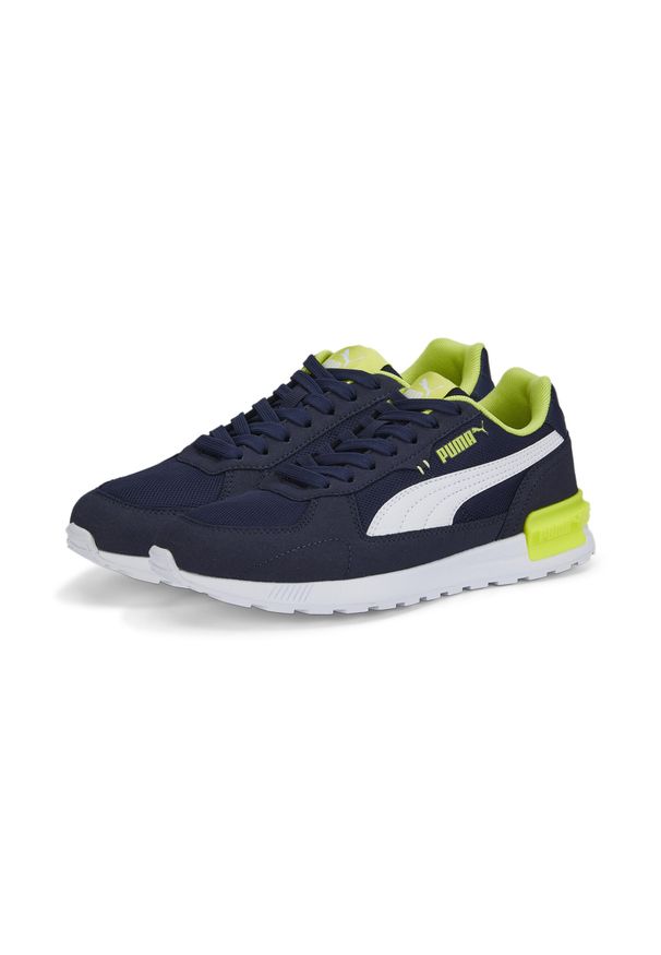 Buty dla dzieci Puma Graviton Jr. Okazja: na co dzień. Kolor: niebieski. Sport: bieganie