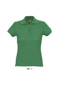 SOL'S - Polo Sol's Passion. Okazja: na co dzień. Typ kołnierza: polo. Kolor: zielony. Styl: casual #1