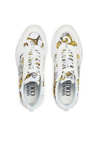 Versace Jeans Couture Sneakersy 78VA3SC7 Biały. Kolor: biały. Materiał: skóra #3