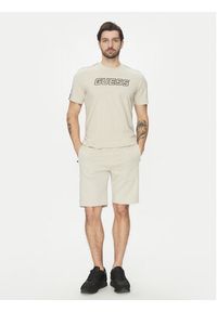 Guess T-Shirt Z4GI18 J1314 Beżowy Regular Fit. Kolor: beżowy. Materiał: bawełna #3