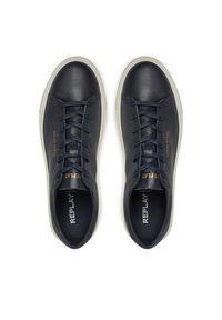 Replay - REPLAY Sneakersy GMZ6U .000.C0002L Granatowy. Kolor: niebieski. Materiał: skóra #3