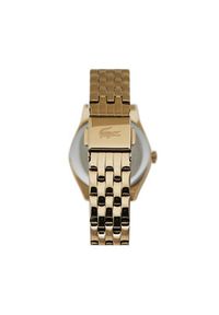 Lacoste Zegarek Tuilerie 2001324 Złoty. Kolor: złoty