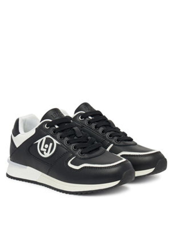 Liu Jo Sneakersy Rosy 905 4A5713 PX474 Czarny. Kolor: czarny. Materiał: skóra