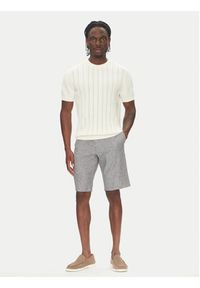 Tom Tailor Szorty materiałowe 1044712 Szary Slim Fit. Kolor: szary. Materiał: bawełna #5