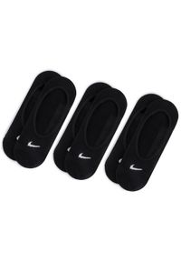 Nike Zestaw 3 par stopek damskich SX4863 010 Czarny. Kolor: czarny. Materiał: materiał