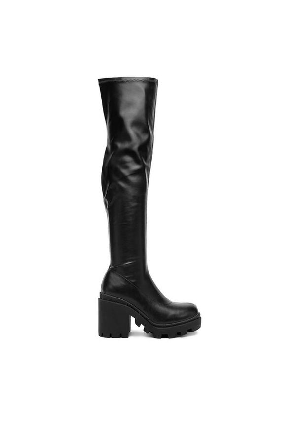 DeeZee Kozaki ZB362-2A Czarny. Kolor: czarny. Materiał: syntetyk, materiał