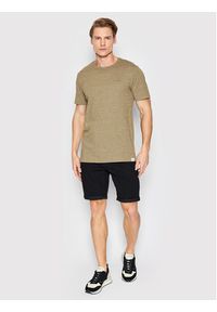 Only & Sons T-Shirt Benn 22021429 Brązowy Regular Fit. Kolor: brązowy. Materiał: bawełna #5