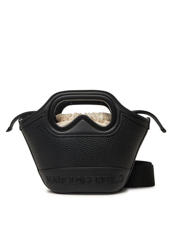 Karl Lagerfeld - KARL LAGERFELD Torebka A2W30205 Czarny. Kolor: czarny. Materiał: skórzane