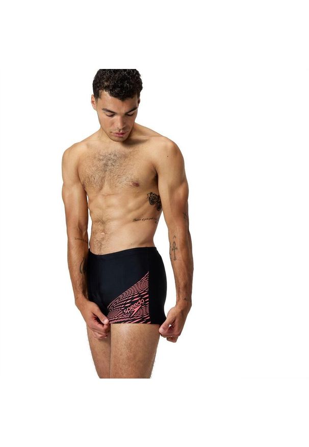 Kąpielówki męskie spodenki kąpielowe Speedo Medley Logo. Kolor: czerwony, wielokolorowy, czarny